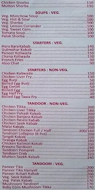 Agasti menu 1