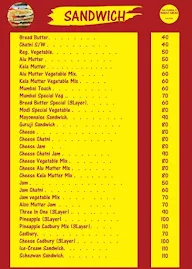 Modi Sandwich & Pizza menu 5