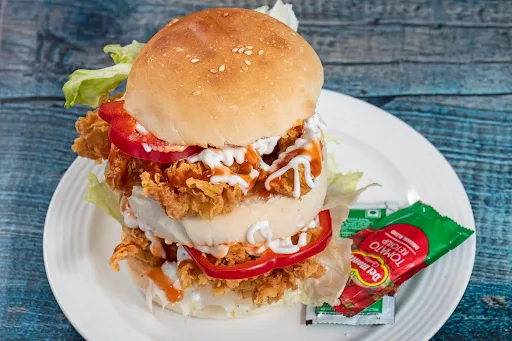 Fried Chicken Tower Burger