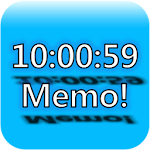 Cover Image of Download Always on top clock and memo 0.8.66 APK