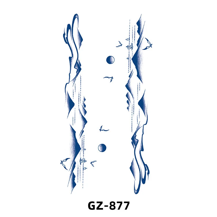 Sexy wegwerp tattoo stickers, simulatie en waterdicht. Transformeer je look direct! Ideaal voor plezier in het water en eenvoudig aan te brengen.