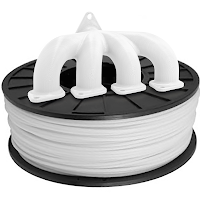 White PRO Series ABS Filament - 1.75mm (1kg)
