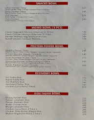 Fast Bowl menu 1