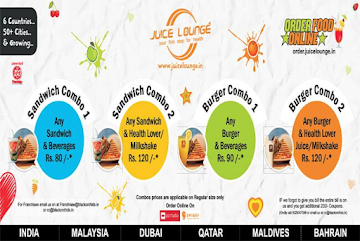 Juice Lounge menu 