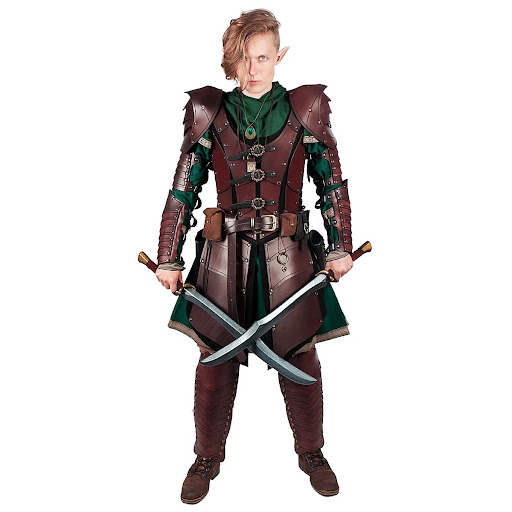 Title 2, Retro Medieval Renaissance COSPLAY Leather Armo...