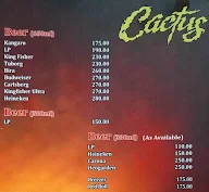 Cactus Beer Bar menu 3