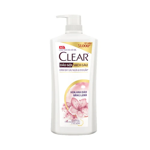 Dầu gội Sạch gàu Clear Hoa Anh Đào Băng Lạnh 630g