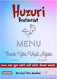 Huzuri Restaurant menu 3
