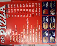 OB Pizza menu 1