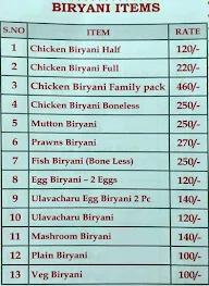 Ruchi Curries Point menu 1