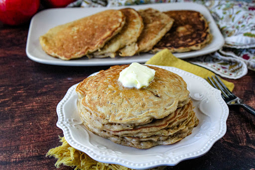 A stack of Apple Pancakes.