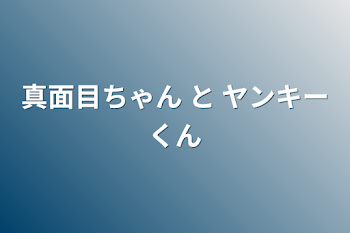 真面目ちゃん  と  ヤンキーくん