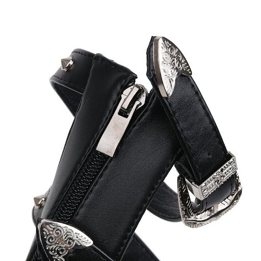 Title 7, Thick Sole Mid Heel Martin Boots offer all-day ...