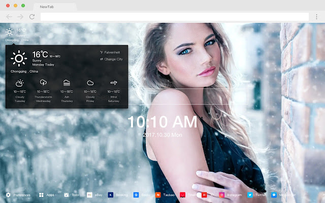 Portrait New Tab Page HD Wallpapers Themes