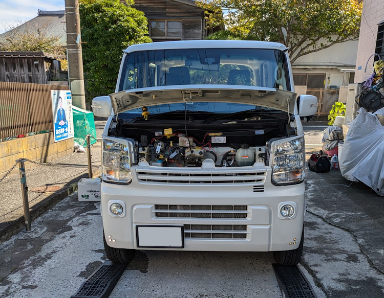 エブリイワゴンの豪雨・土砂災害の被災者の皆様、お見舞い申し上げます。・秋の全国交通安全運動・お車検・エブリィバゴンに関するカスタム事例の投稿画像1枚目