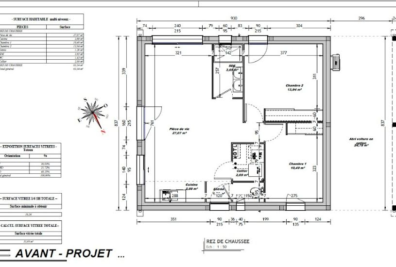  Vente Terrain + Maison - Terrain : 694m² - Maison : 60m² à Neuvicq-le-Château (17490) 