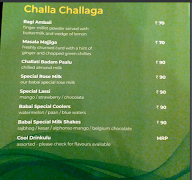 Babai Bhojanam menu 1