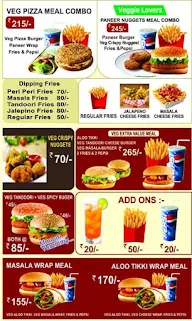 Desi Burger menu 2