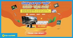 Mini game: Chọn Laptop "Hợp" - Khớp Vận May: Cơ hội trúng màn hình MSI mỗi tuần tại Điện Máy XANH