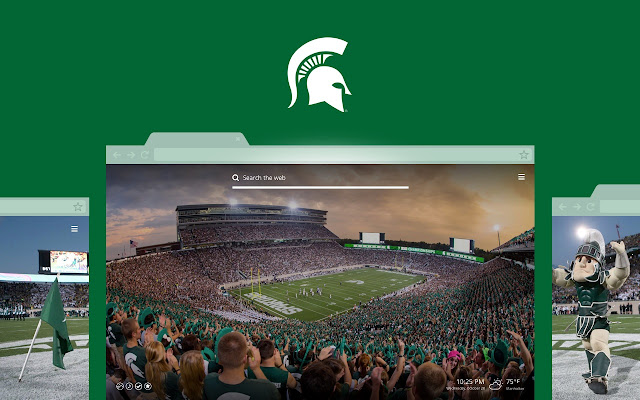 OFFICIAL Michigan State HD New Tab Theme