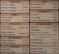 The Chocolate And Cake Studio menu 2