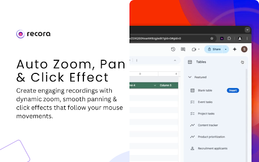 Recora: Screen Recorder with Auto Zoom