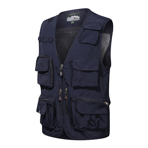 Title 2, Four Seasons Vest MenS Outdoor Multi-Pocket Fi...