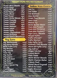 Hotel Vedant menu 5