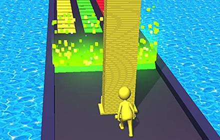 Stack Surfer Hyper Casual Game chrome extension