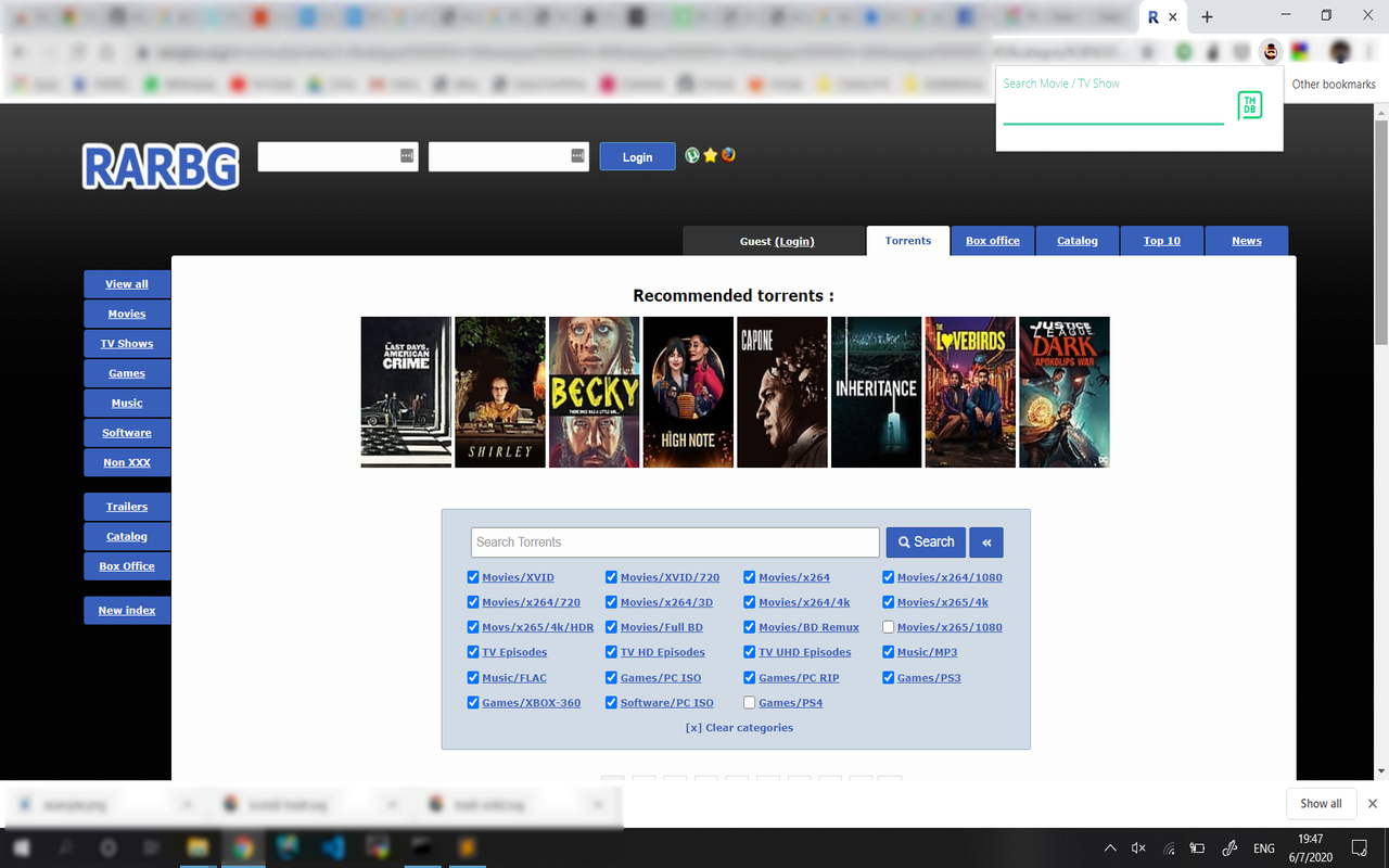 Search RARBG Torrents by IMDB ID Preview image 0