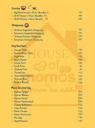 The Momo House menu 3