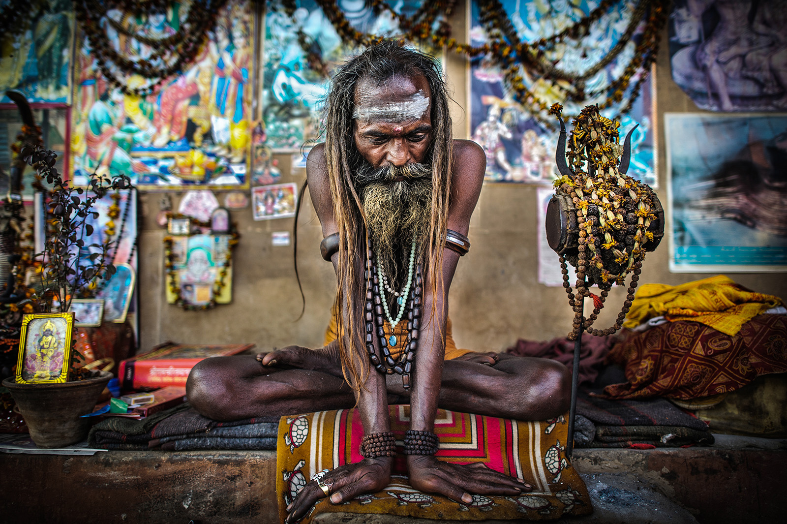Un sadhu a Varanasi di ianna