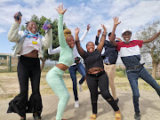 Matrics at EZ Kabane High School in Kwamagxaki dance for joy after receiving their results. The school recorded a 61% pass rate.