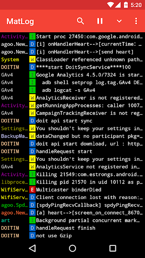 MatLog: Material Logcat Reader