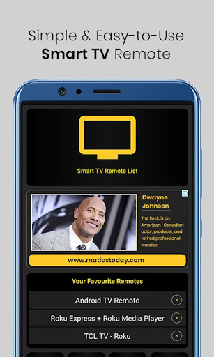 Screenshot Smart TV Remote Control