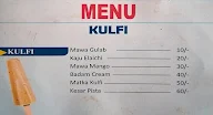 Punjab Kulfi House Spice Cafe menu 1