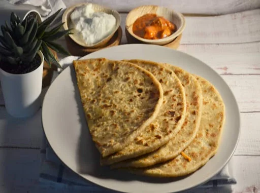 Gobi Paratha + Curd + Pickle