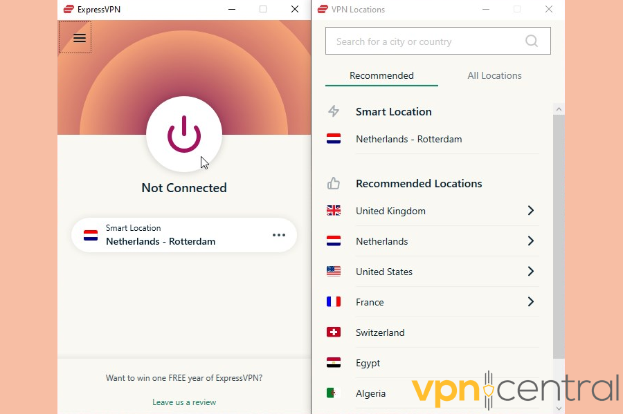 ExpressVPN server locations