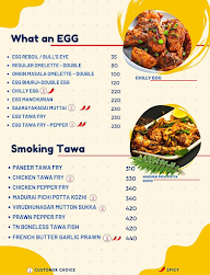 Pondy Parattos menu 2