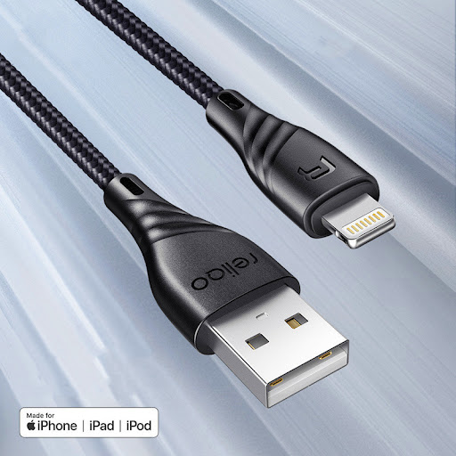 Title 3, MFi Data Cable compatible with Apple. Featuring...