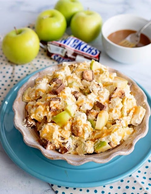 Snickers Caramel Apple Salad