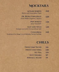 Sumeruu Restaurant menu 1