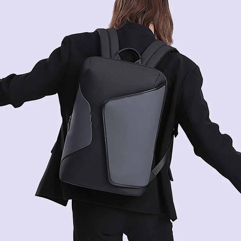 Mochila masculina para viagem negócios lazer escolar, design versátil e elegante, ideal para trabalho, estudos e uso diário, confortável e espaçosa.