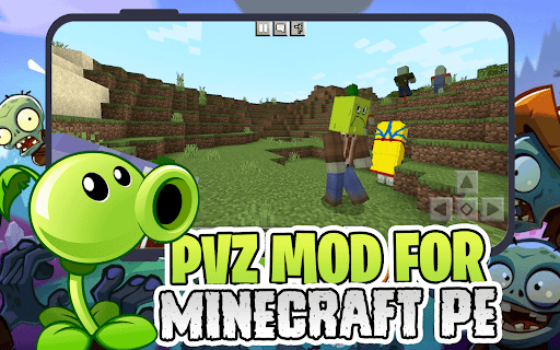 Screenshot PVZ Mod Minecraft