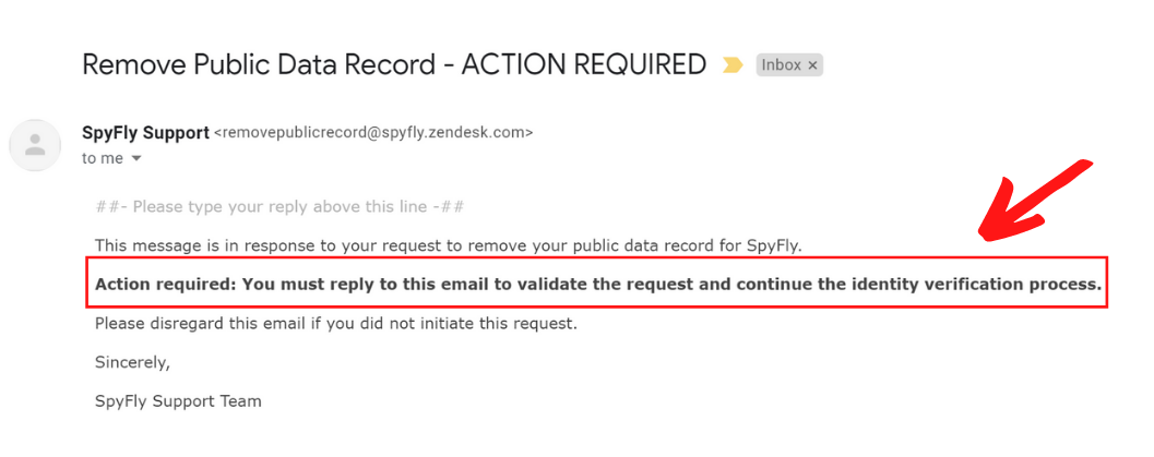 spyfly.com opt out page