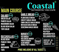 Coastal Authentic Veg Cafe menu 1