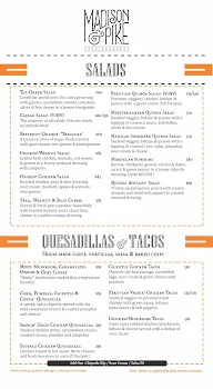 Madison & Pike menu 2