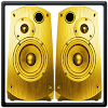 Gold Speaker Booster icon