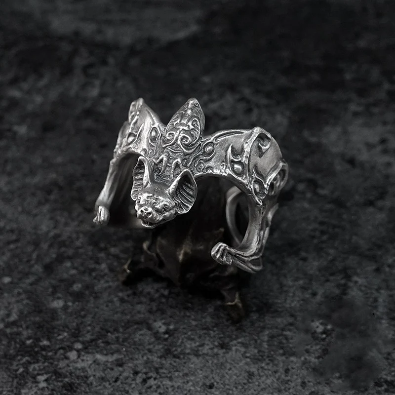 Title 6, Retro Original Design Wing Ring Savršen Nakit z...