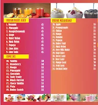 Shree Guru Juice 'N' Ice menu 2